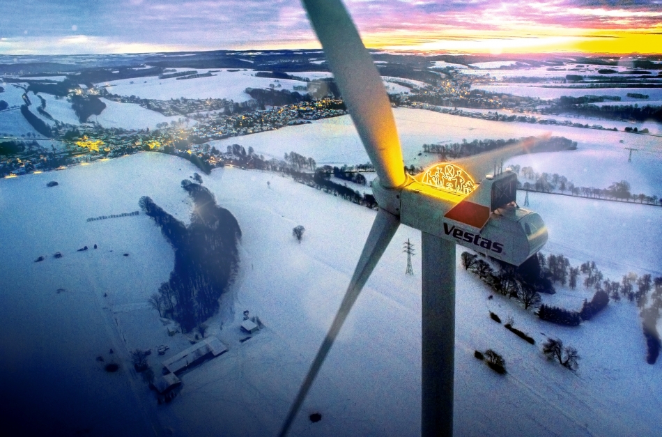 Schwibbogen, Windkraftanlage Mülsen