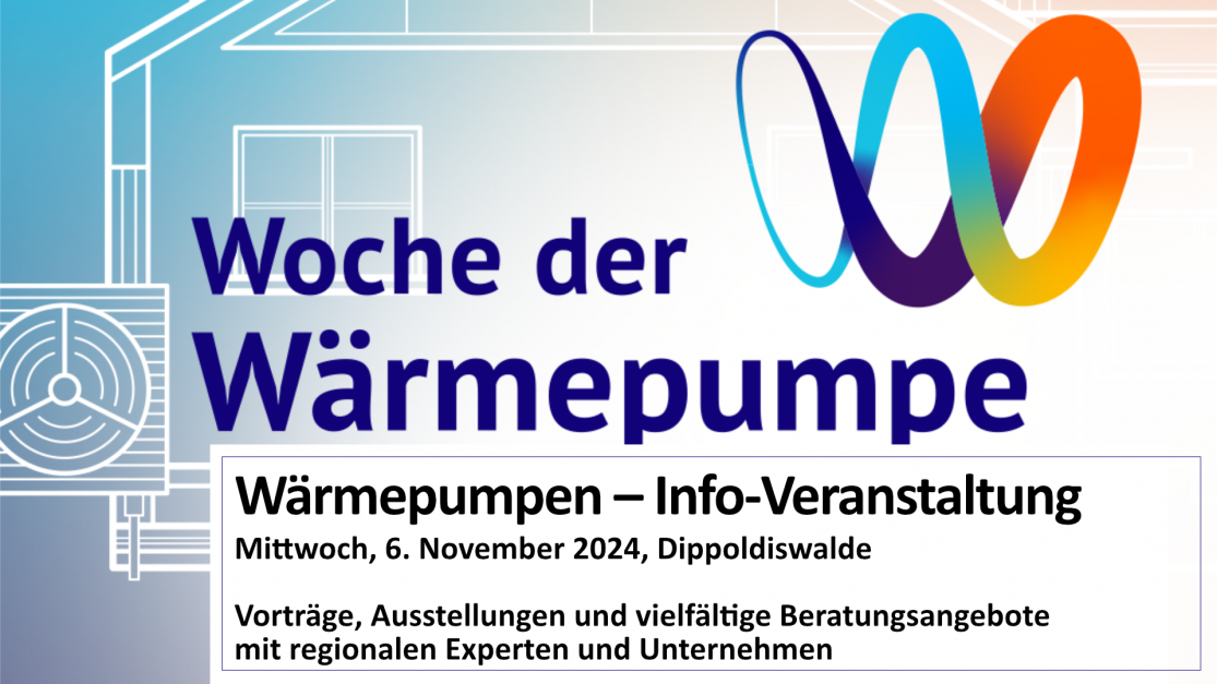 Wärmepumpen-Infotag mit Vorträgen, Ausstellern und individueller Beratung in Dippoldiswalde