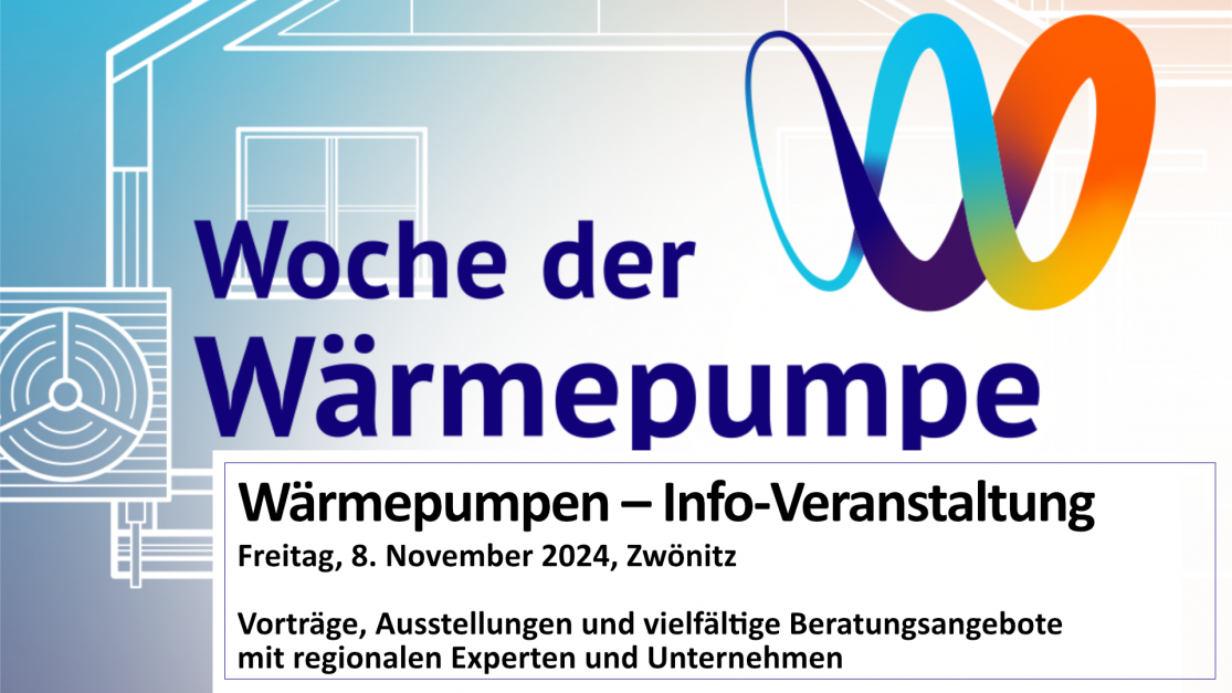 Wärmepumpen-Infotag mit Vorträgen, Ausstellern und individueller Beratung in Zwönitz