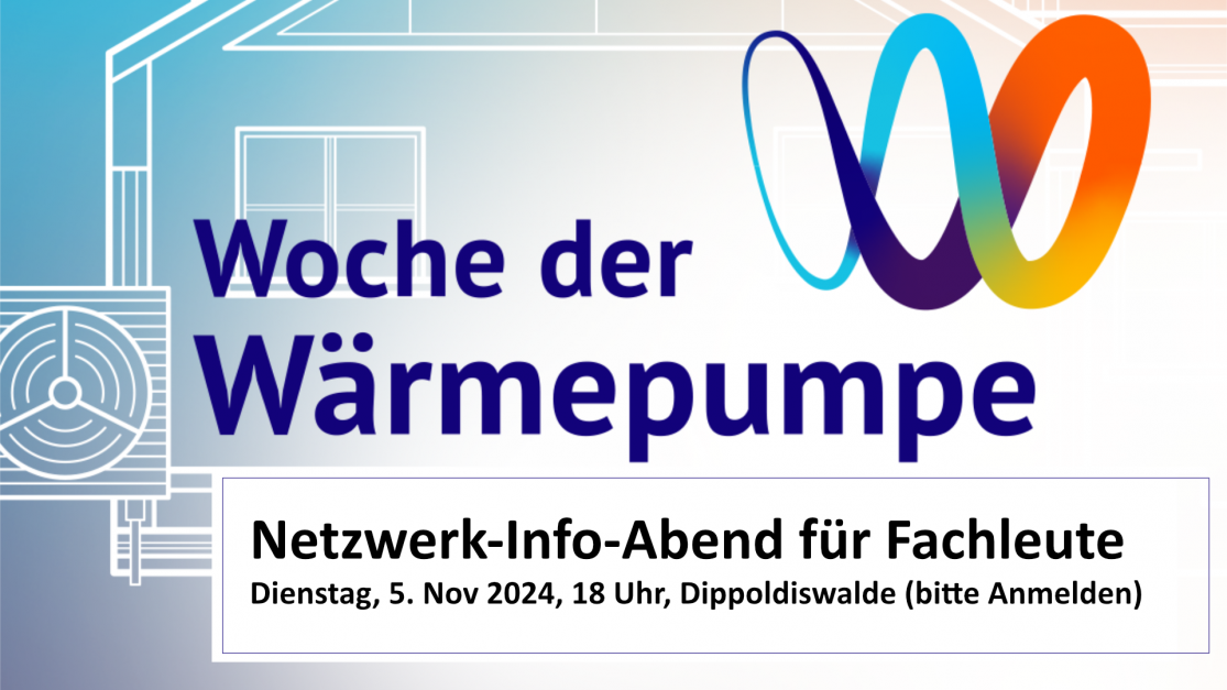 Abendliche Netzwerkveranstaltung für Vertreter von Kommunen, Energieversorger, Handwerk, Energieberatung, Architekten und weitere Interessierte