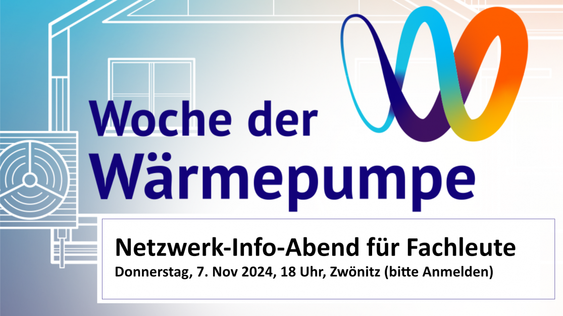 Abendliche Netzwerkveranstaltung für Vertreter von Kommunen, Energieversorger, Handwerk, Energieberatung, Architekten und weitere Interessierte