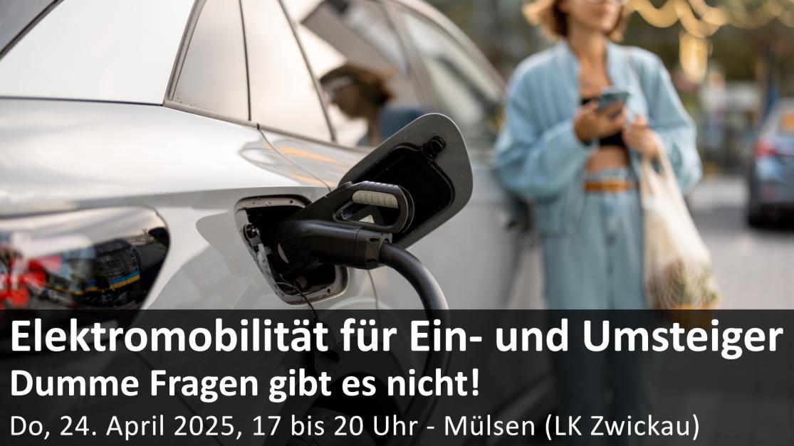 Elektromobilität für Ein- und Umsteiger - dumme Fragen gibt es nicht - Mülsen