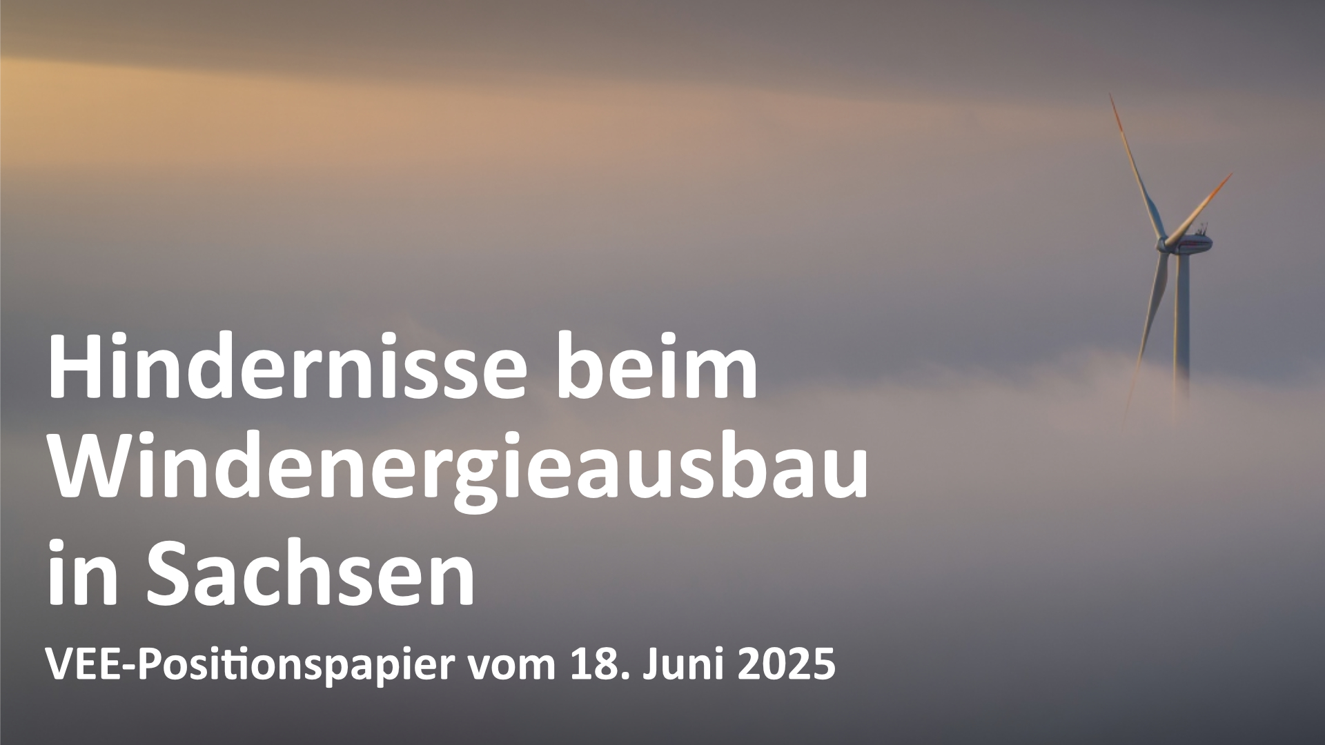 Hindernisse beim Windenergieausbau in Sachsen