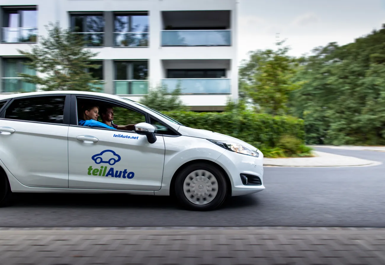 teilAuto im Wohngebiet (Quelle: teilAuto.net)
