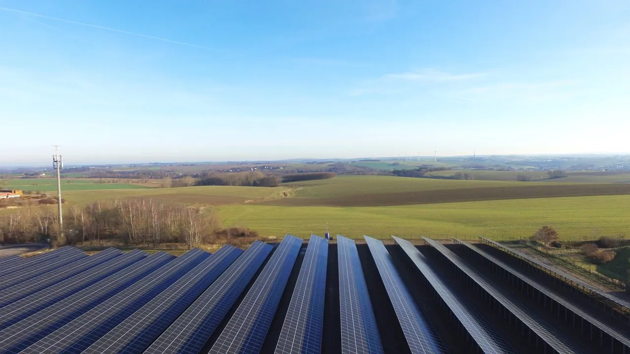 Solar-Batteriespeicher-Park Großschirma © Green Energy 3000